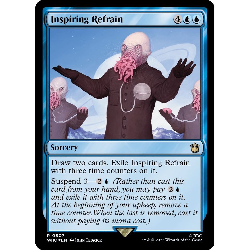 Image for Inspiring Refrain (Surge Foil) (807) (WHO) - Magic: The Gathering