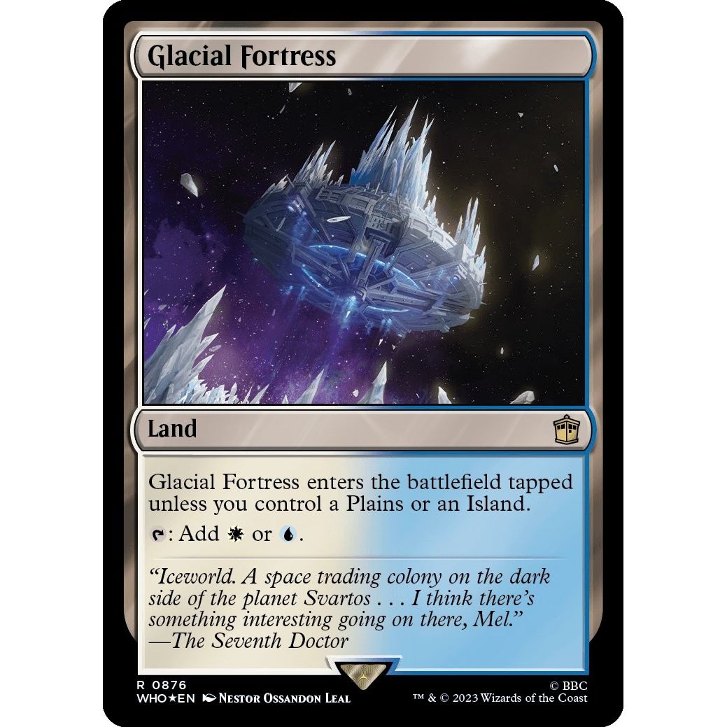 Image for Glacial Fortress (Surge Foil) (876) (WHO) - Magic: The Gathering