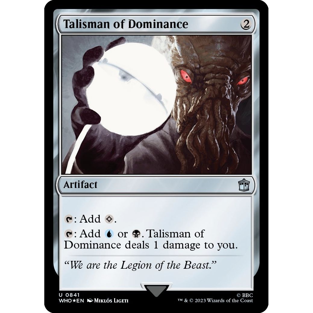 Image for Talisman of Dominance (Surge Foil) (841) (WHO) - Magic: The Gathering