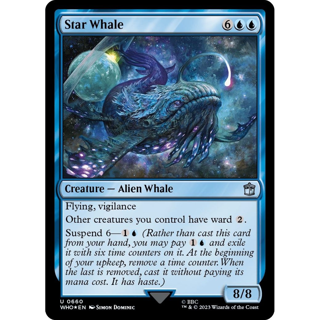 Image for Star Whale (Surge Foil) (660) (WHO) - Magic: The Gathering