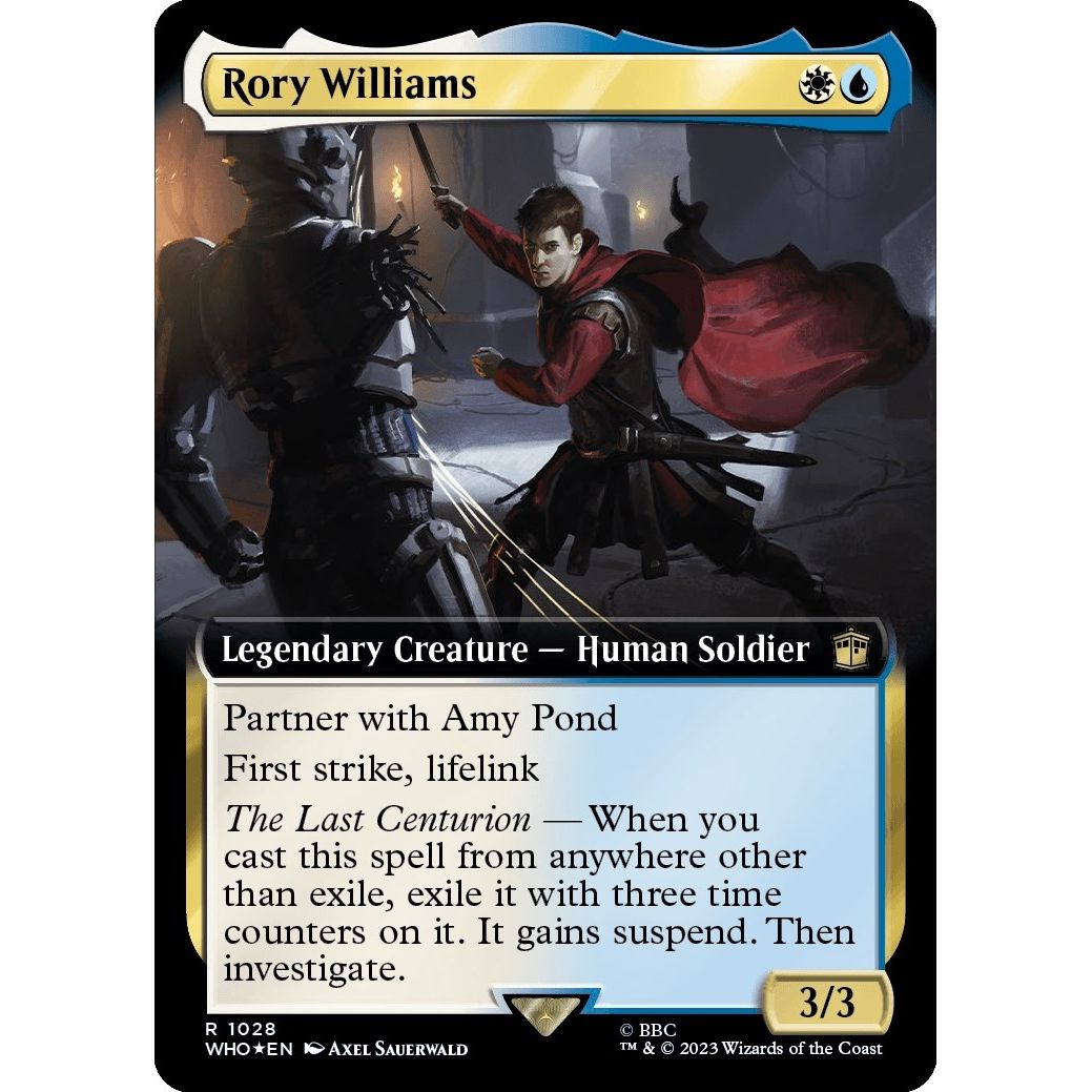 Image for Rory Williams (Extended Art) (Surge Foil) (1028) (WHO) - Magic: The Gathering