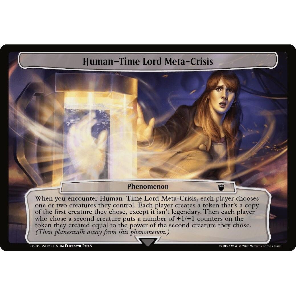 Image for Human-Time Lord Meta-Crisis (585) (WHO) - Magic: The Gathering