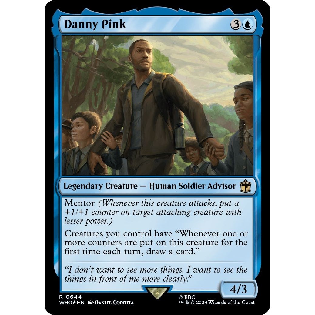 Image for Danny Pink (Surge Foil) (644) (WHO) - Magic: The Gathering