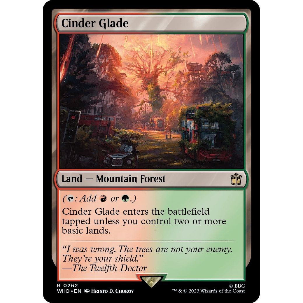 Image for Cinder Glade (262) (WHO) - Magic: The Gathering