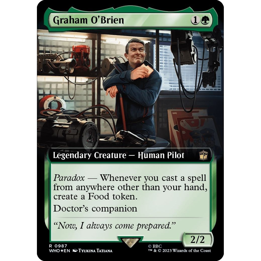 Image for Graham O'Brien (Extended Art) (Surge Foil) (987) (WHO) - Magic: The Gathering