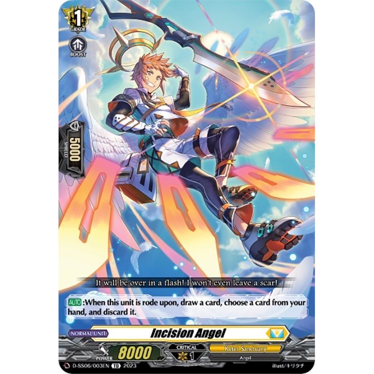 Image for Incision Angel (D-SS06/003EN) (SS06) - Cardfight Vanguard