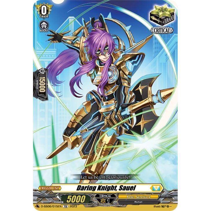 Image for Daring Knight, Sauel (D-SS06/015EN) (SS06) - Cardfight Vanguard