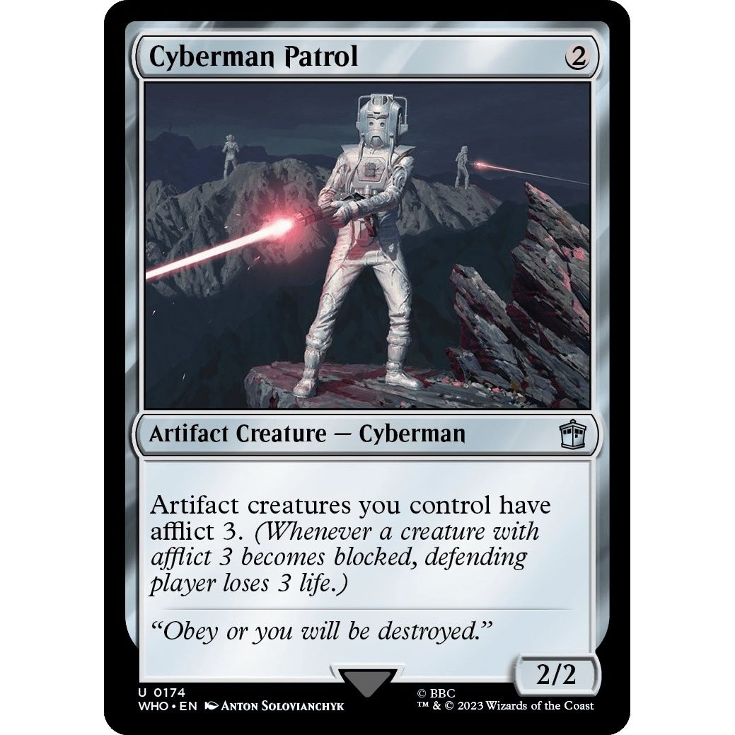 Image for Cyberman Patrol (174) (WHO) - Magic: The Gathering
