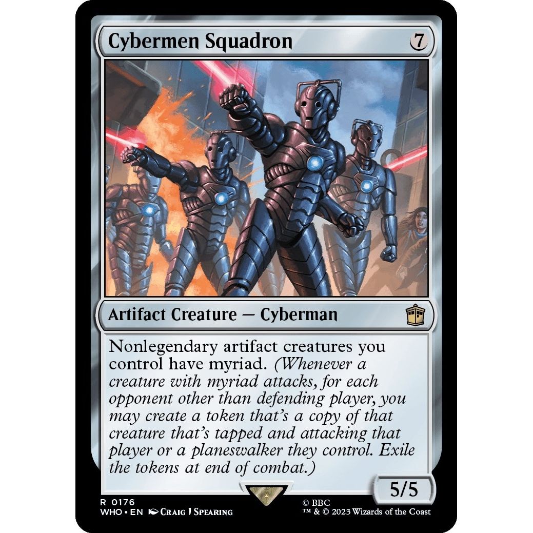 Image for Cybermen Squadron (176) (WHO) - Magic: The Gathering