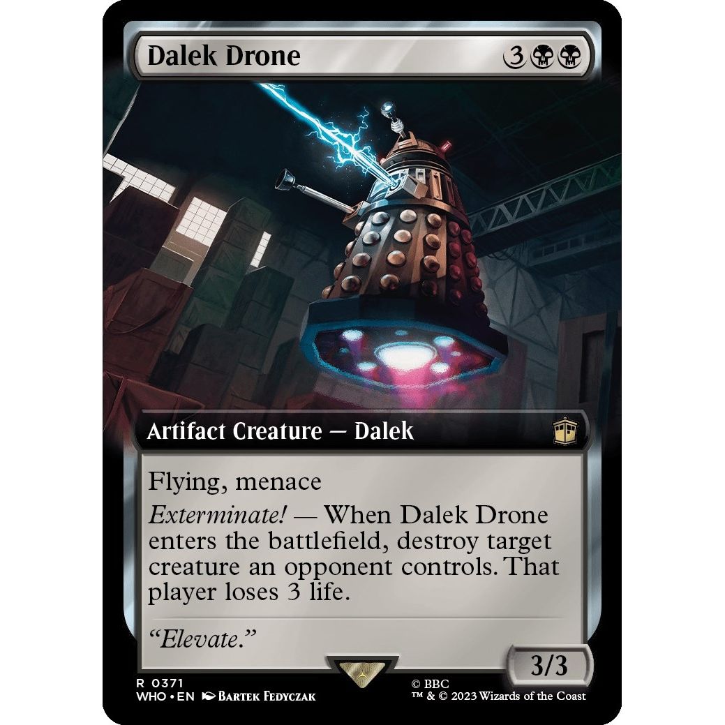 Image for Dalek Drone (Extended Art) (371) (WHO) - Magic: The Gathering
