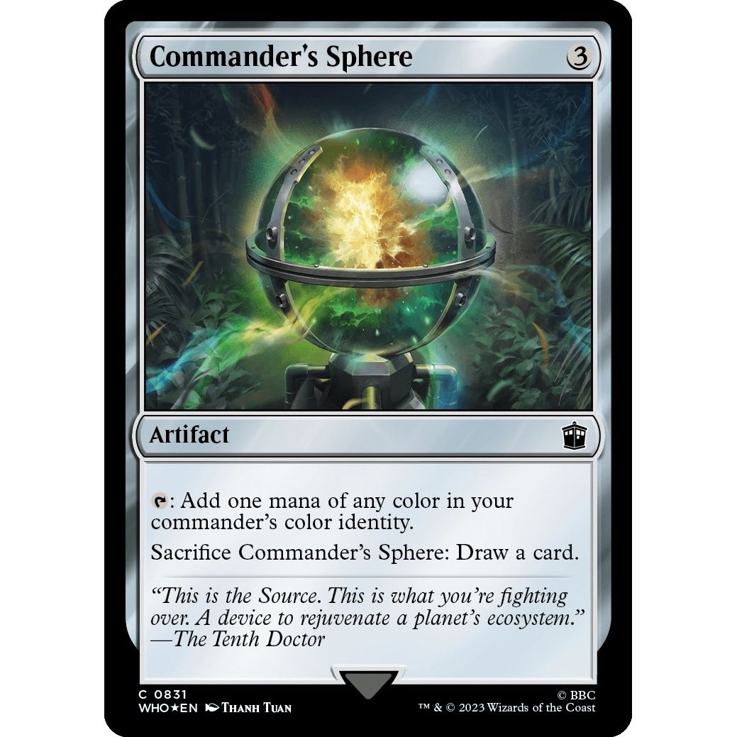 Image for Commander's Sphere (Surge Foil) (831) (WHO) - Magic: The Gathering