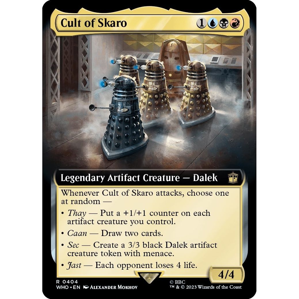 Image for Cult of Skaro (Extended Art) (404) (WHO) - Magic: The Gathering