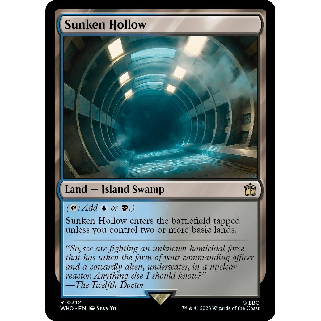 Image for Sunken Hollow (312) (WHO) - Magic: The Gathering