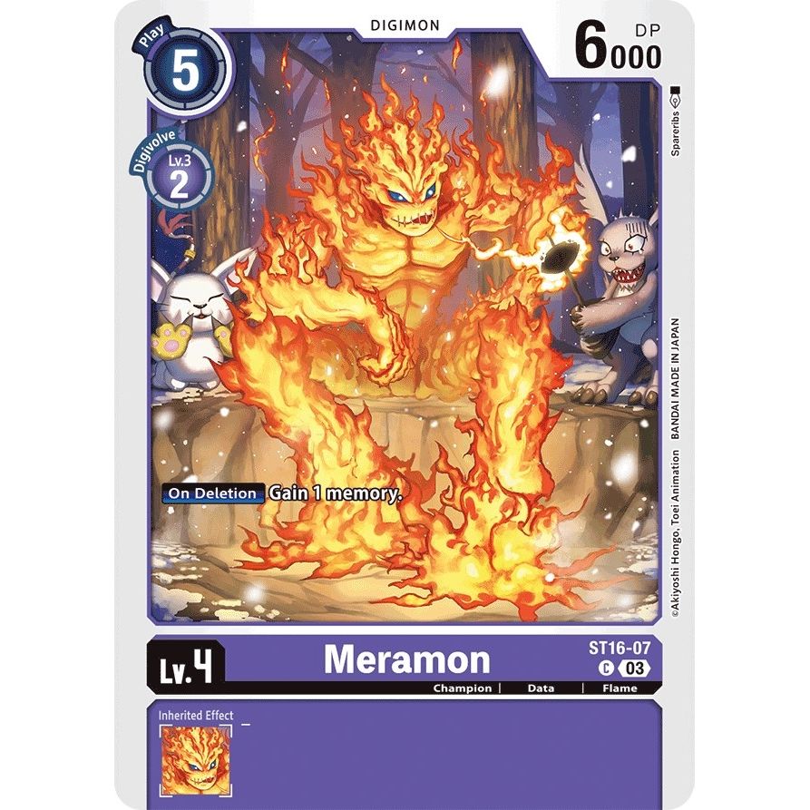 Image for Meramon (ST16-07 C) (ST-16) - Digimon Card Game