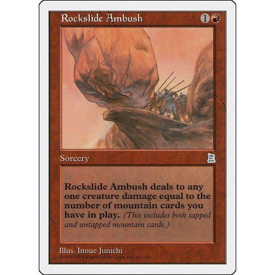 Image for Rockslide Ambush (121) (PTK) - Magic: The Gathering
