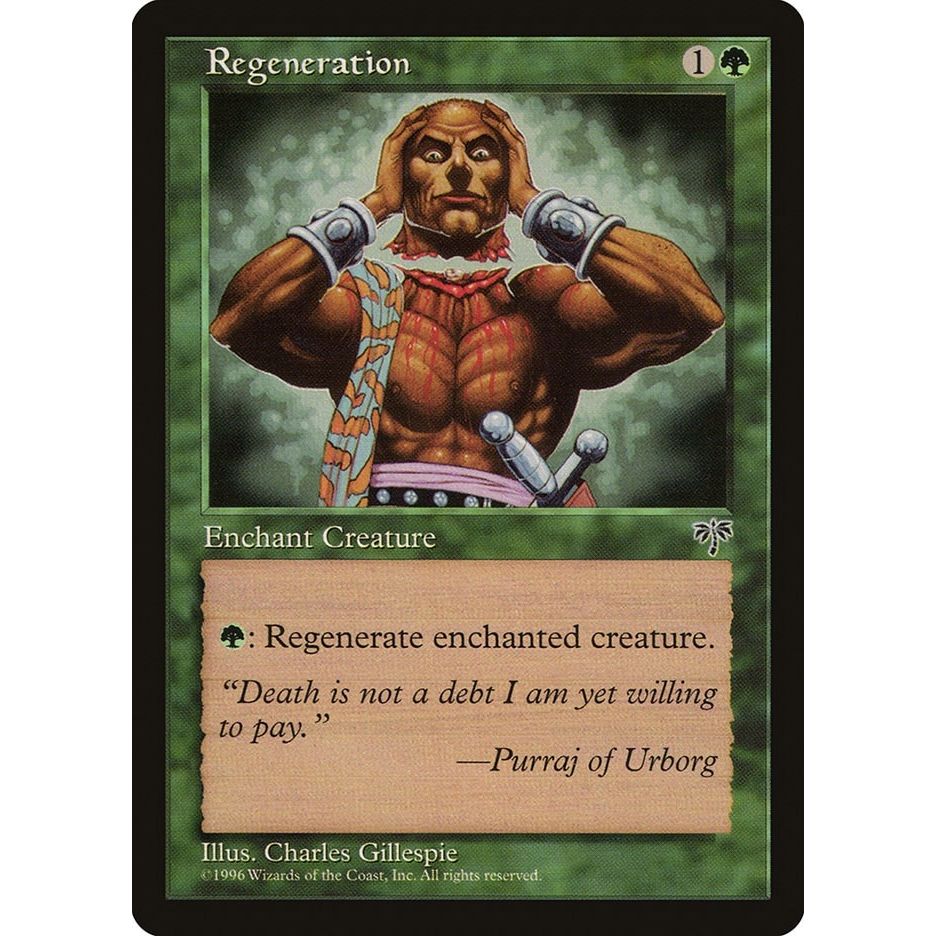 Image for Regeneration (MIR) - Magic: The Gathering
