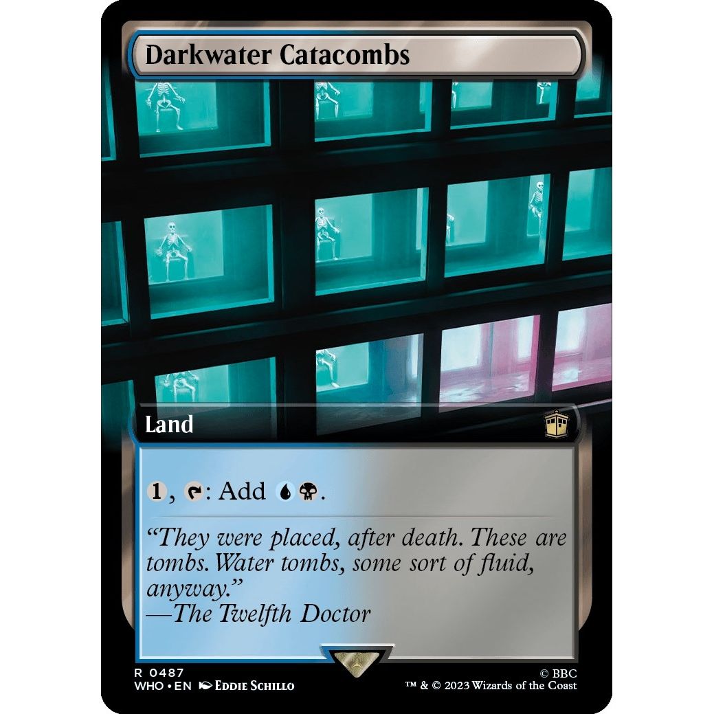 Image for Darkwater Catacombs (Extended Art) (487) (WHO) - Magic: The Gathering