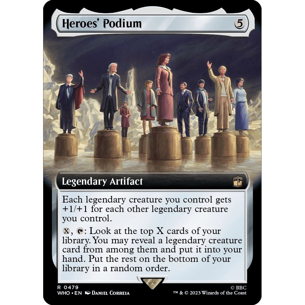 Image for Heroes' Podium (Extended Art) (479) (WHO) - Magic: The Gathering