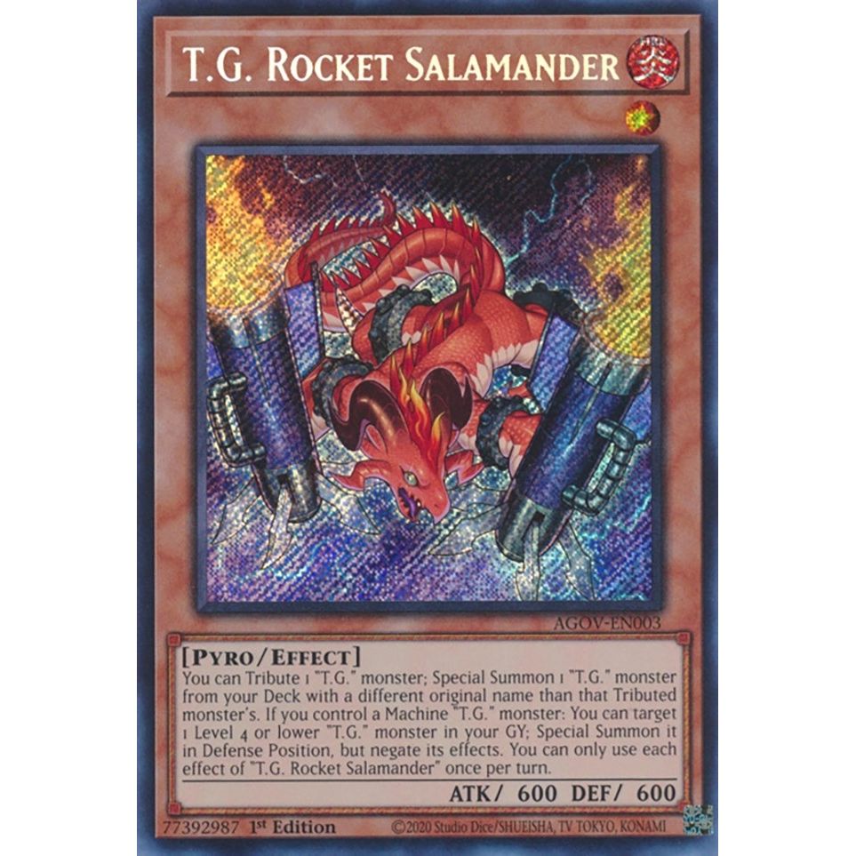 Image for T.G. Rocket Salamander (AGOV-EN003) (AGOV) - YuGiOh
