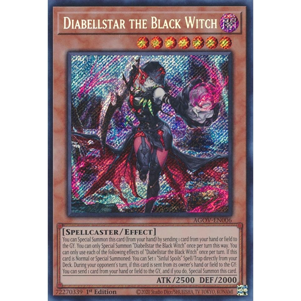 Image for Diabellstar the Black Witch (AGOV-EN006) (AGOV) - YuGiOh