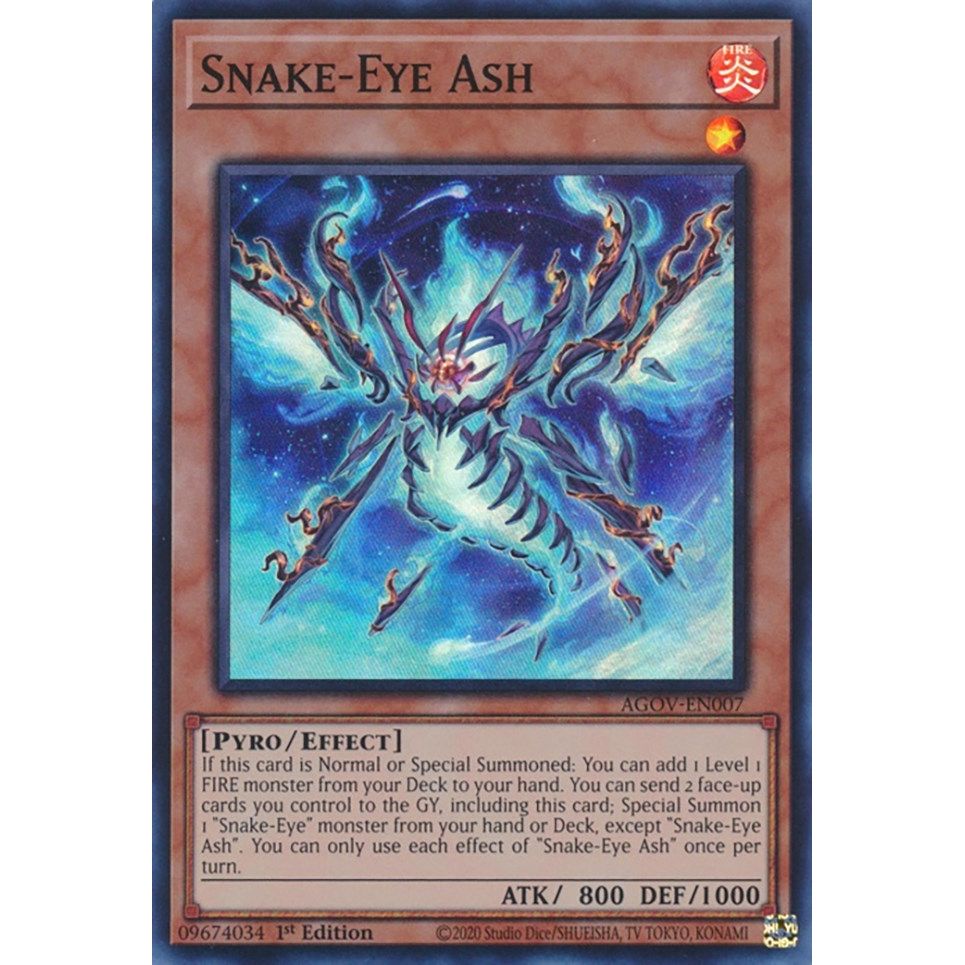 Image for Snake-Eye Ash (AGOV-EN007) (AGOV) - YuGiOh