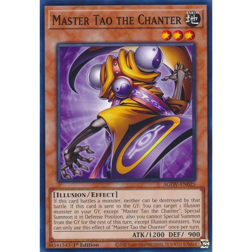 Image for Master Tao the Chanter (AGOV-EN025) (AGOV) - YuGiOh