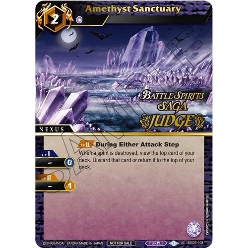 Image for Amethyst Sanctuary (Judge Pack Vol. 3) (BSS03-108) (LEP) - Battle Spirits Saga