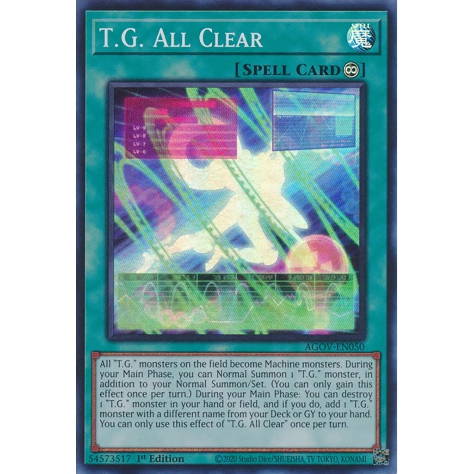 Image for T.G. All Clear (AGOV-EN050) (AGOV) - YuGiOh