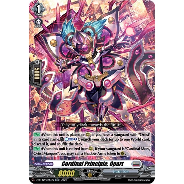 Image for Cardinal Principle, Opart (D-BT12/025EN) (D-BT12) - Cardfight Vanguard