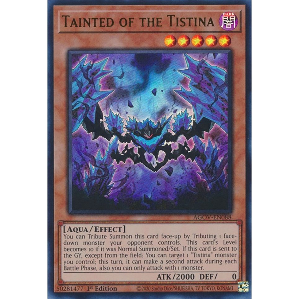 Image for Tainted of the Tistina (AGOV-EN088) (AGOV) - YuGiOh