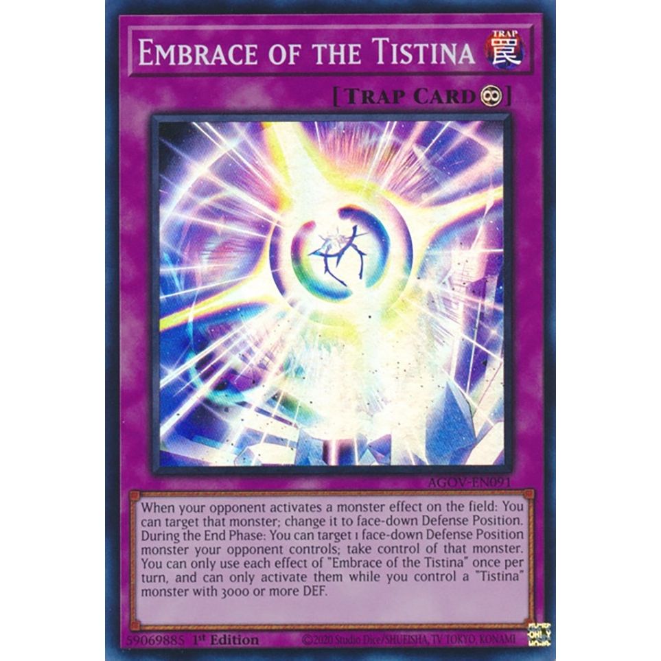 Image for Embrace of the Tistina (AGOV-EN091) (AGOV) - YuGiOh