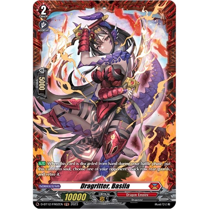Image for Dragritter, Basila (FR) (D-BT12/FR02EN) (D-BT12) - Cardfight Vanguard