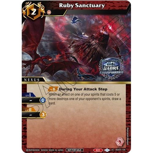 Image for Ruby Sanctuary (Championship Pack 2023 Vol. 3) (BSS03-106) (LEP) - Battle Spirits Saga