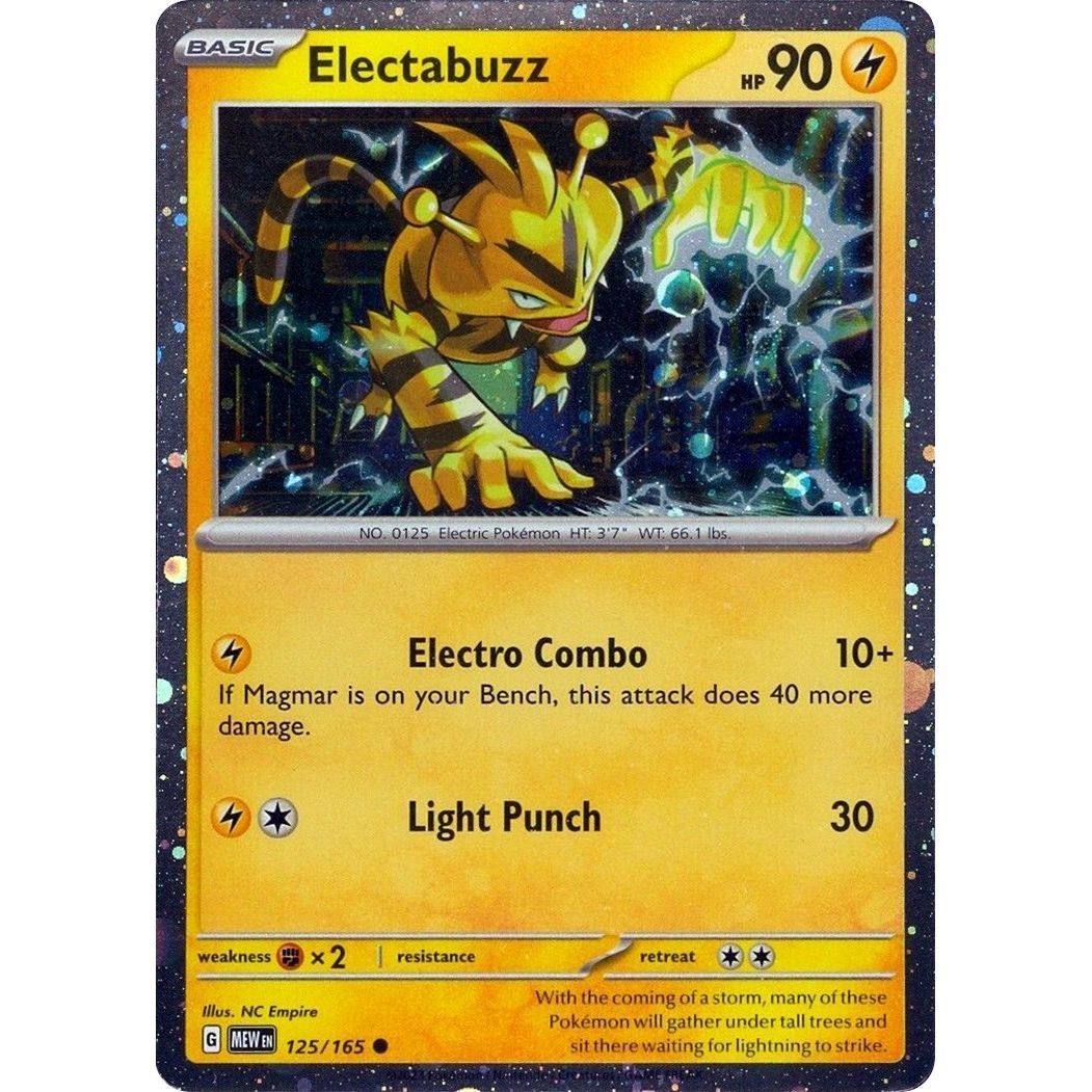Image for Electabuzz - 125/165 (Cosmos Holo) (125/165) (MCAP) - Pokemon