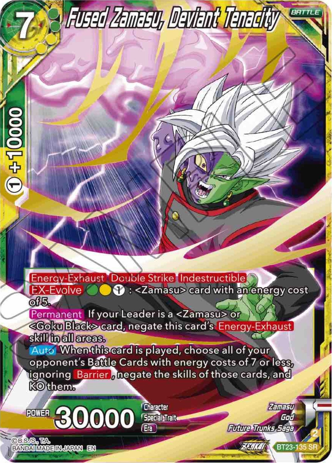 Image for Fused Zamasu, Deviant Tenacity (BT23-135) (BT23) - Dragon Ball Super: Masters