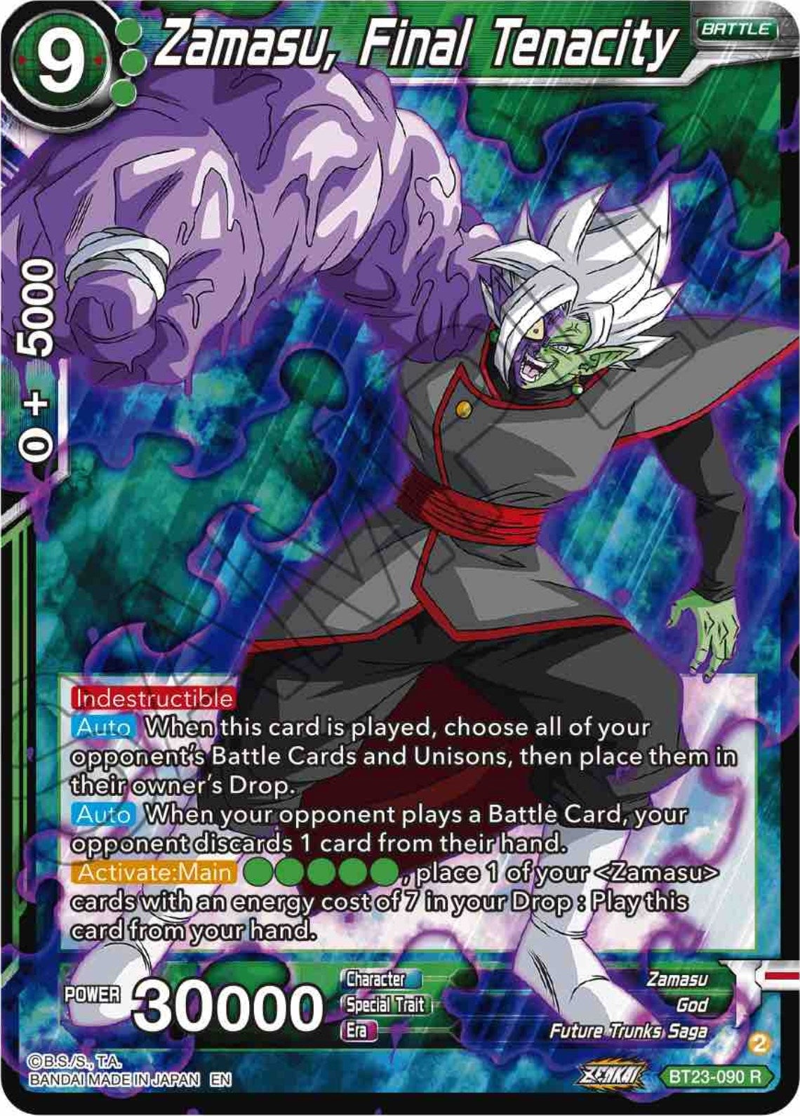 Image for Zamasu, Final Tenacity (BT23-090) (BT23) - Dragon Ball Super: Masters