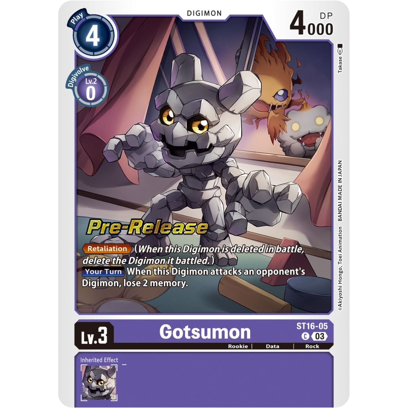 Image for Gotsumon (ST16-05 C) (ST-16_PR) - Digimon Card Game