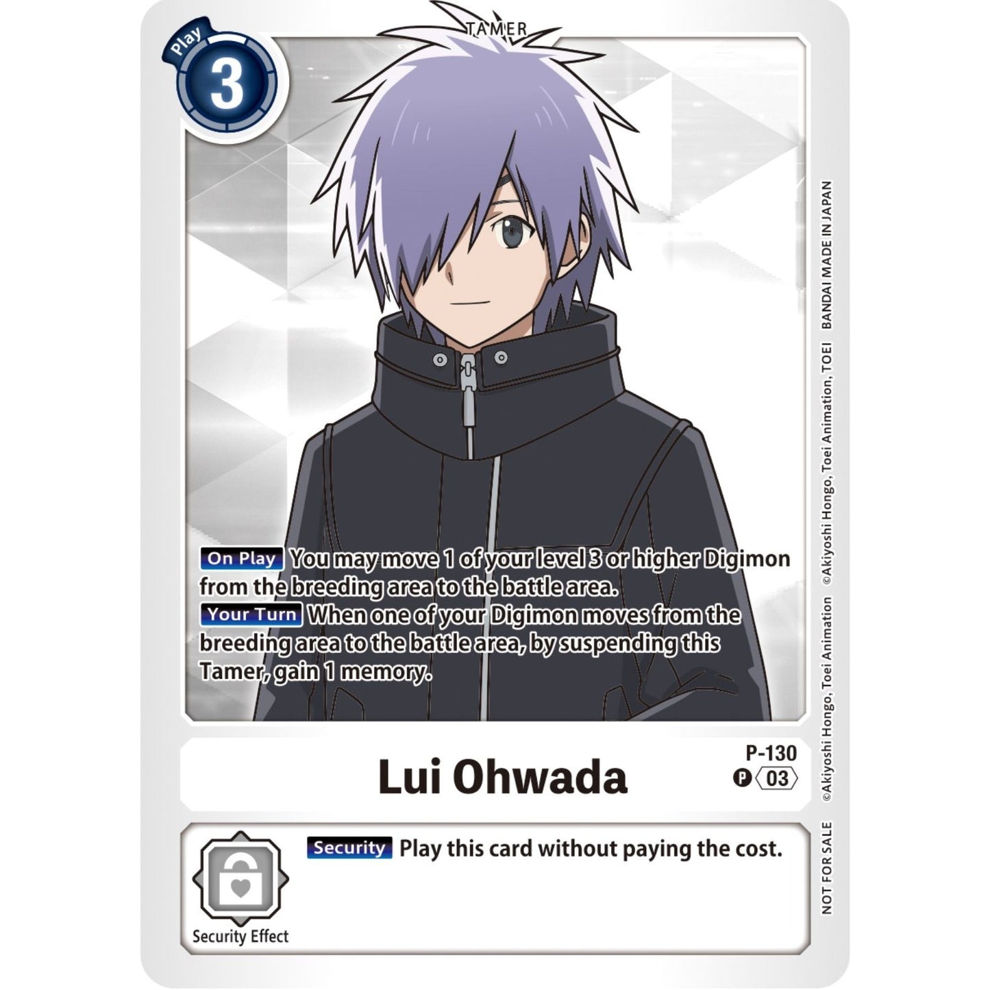 Image for Lui Ohwada - P-130 (NYCC 2023 Demo Deck) (P-130 P) (DEMO) - Digimon Card Game