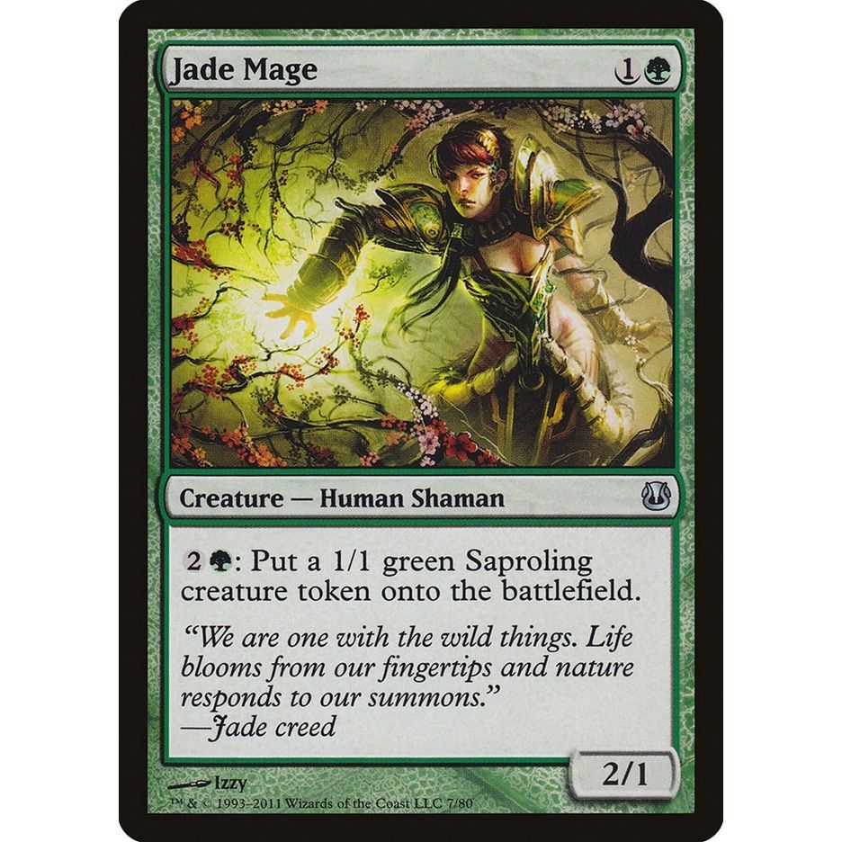 Image for Jade Mage (7) (DDH) - Magic: The Gathering