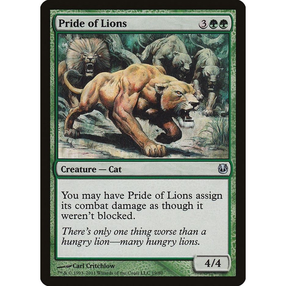 Image for Pride of Lions (19) (DDH) - Magic: The Gathering