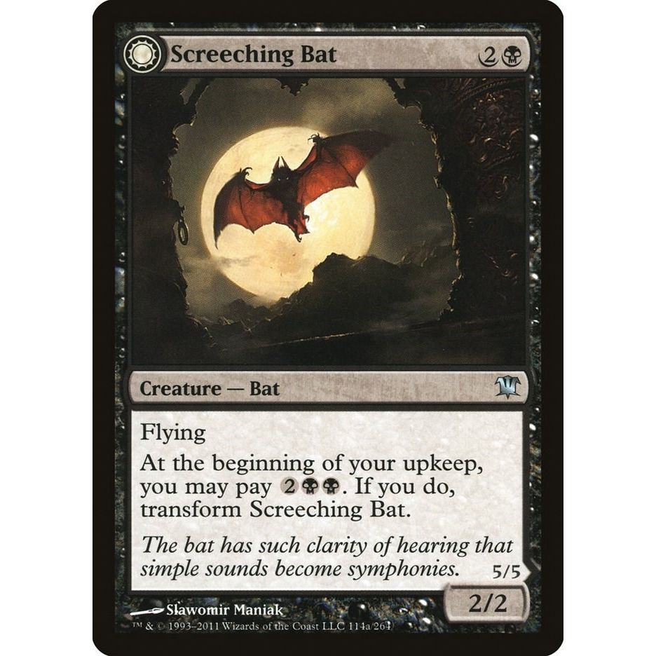 Image for Screeching Bat (114) (ISD) - Magic: The Gathering