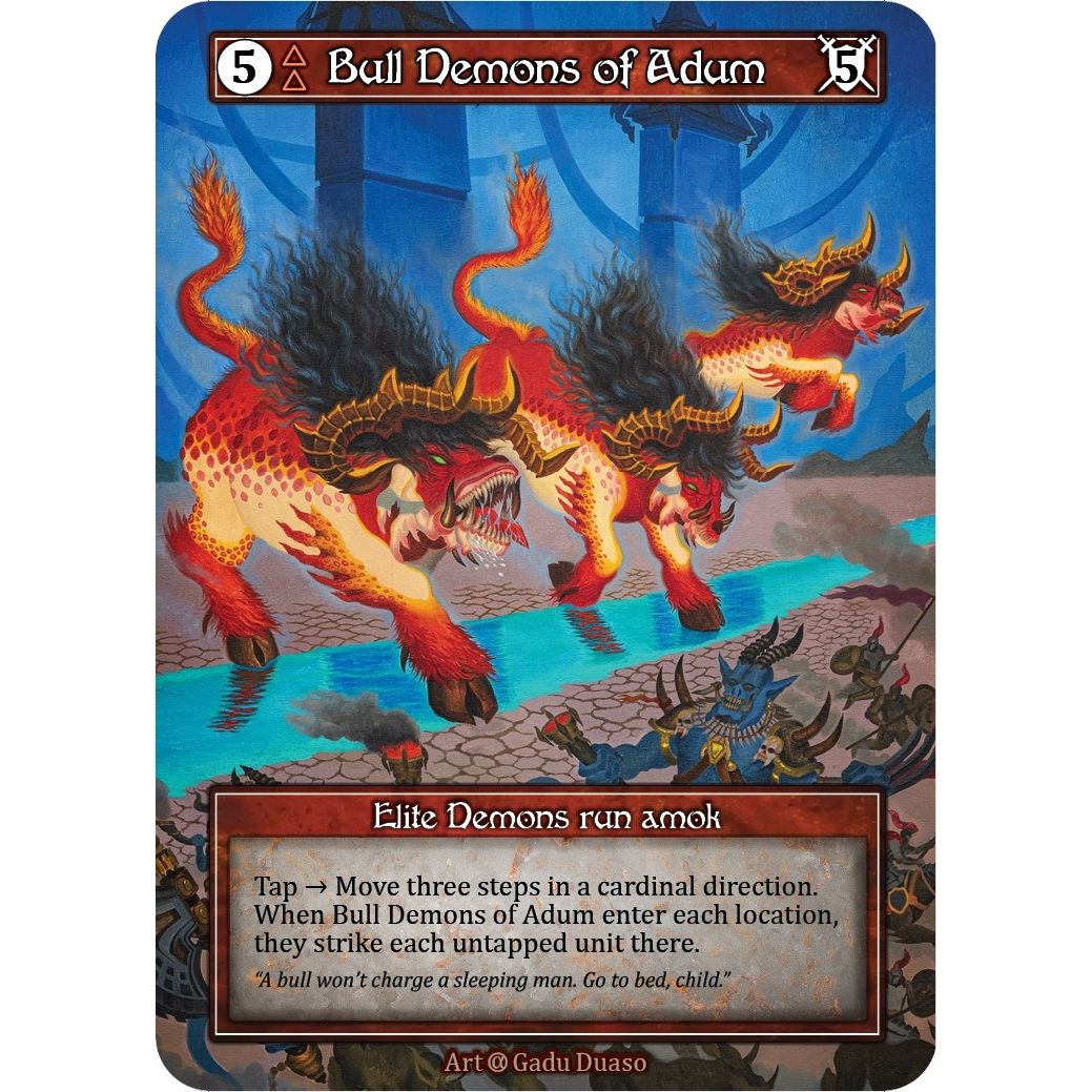 Image for Bull Demons of Adum (Foil) (A) - Sorcery: Contested Realm