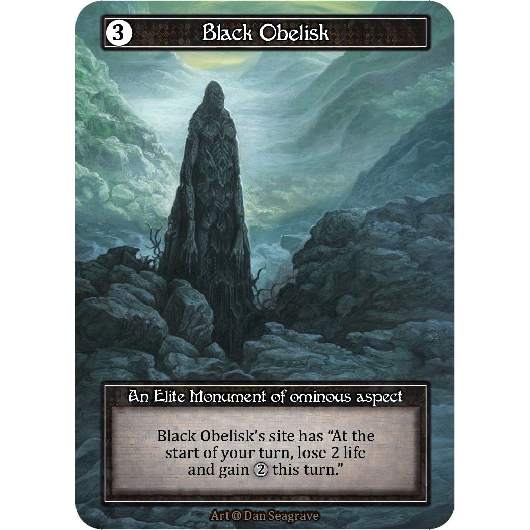 Image for Black Obelisk (Foil) (A) - Sorcery: Contested Realm