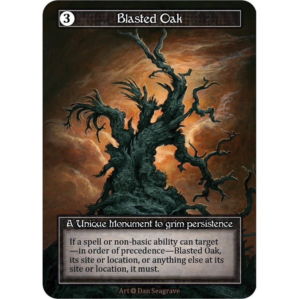 Image for Blasted Oak (Foil) (A) - Sorcery: Contested Realm