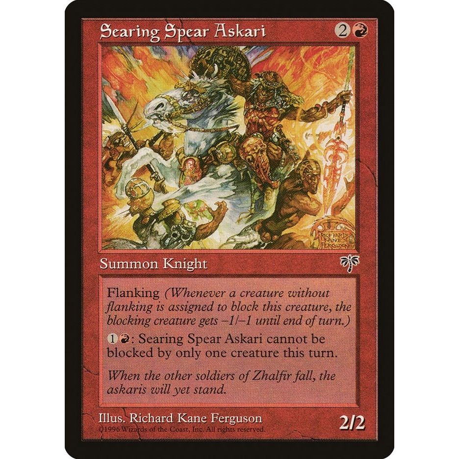 Image for Searing Spear Askari (MIR) - Magic: The Gathering