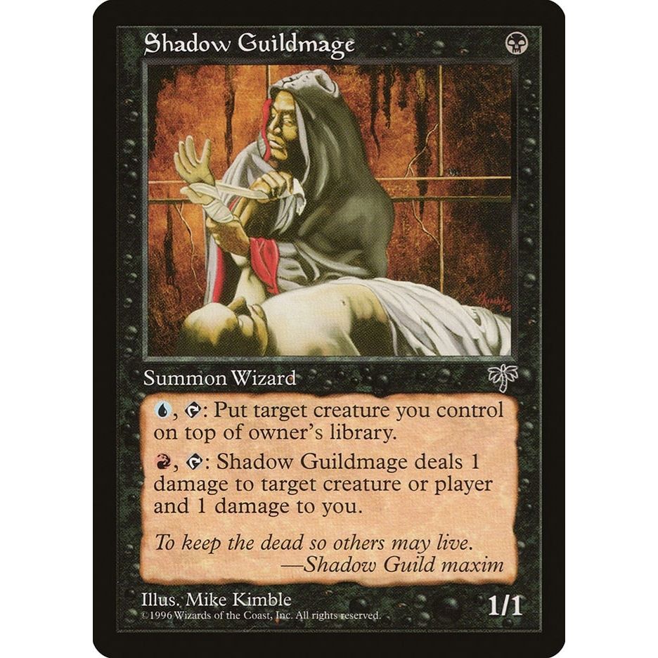 Image for Shadow Guildmage (MIR) - Magic: The Gathering