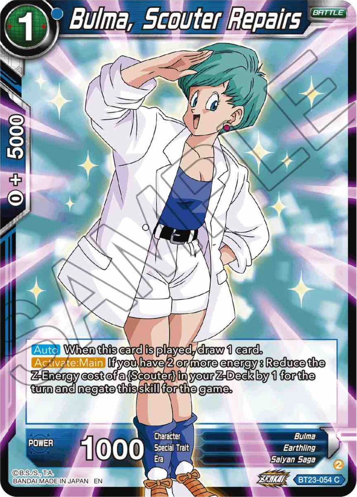 Image for Bulma, Scouter Repairs (BT23-054) (BT23) - Dragon Ball Super: Masters