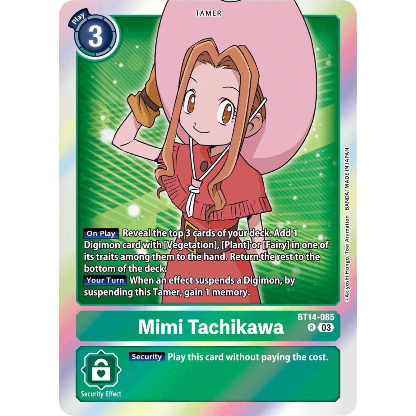 Image for Mimi Tachikawa (BT14-085 R) (BT14) - Digimon Card Game