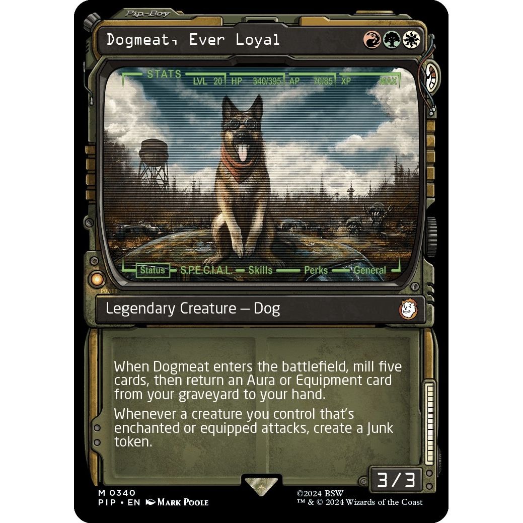 Image for Dogmeat, Ever Loyal (Showcase) (340) (PIP) - Magic: The Gathering