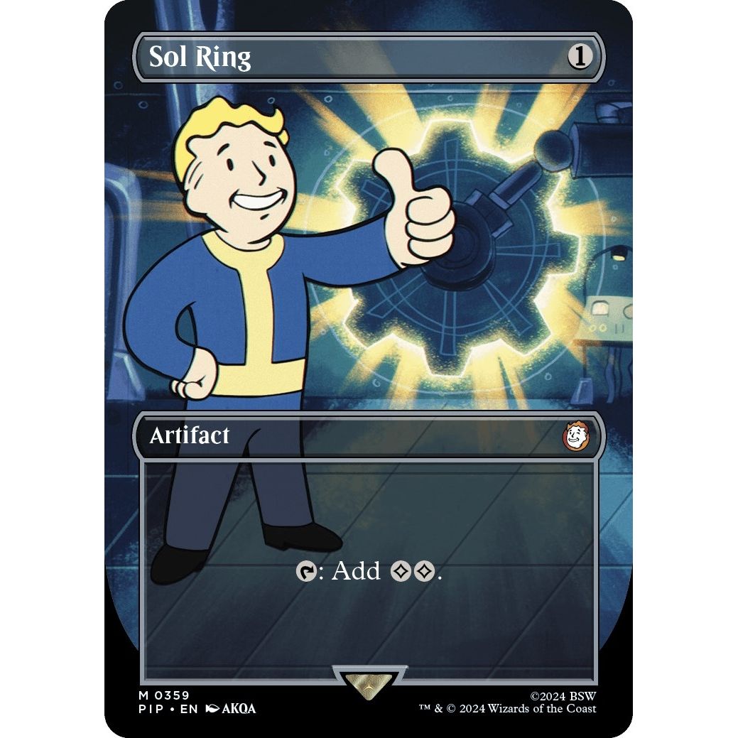 Image for Sol Ring (Borderless) (359) (PIP) - Magic: The Gathering